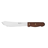 Victory Knives 160020110 - 2.5mm x 20cm Carbon Steel Butchers Knife (Wooden Handle)