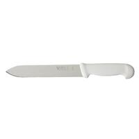Victory Knives 230722111 - 2.5mm x 22cm Stainless Steel Medium Heading Knife (White Plastic Handle)