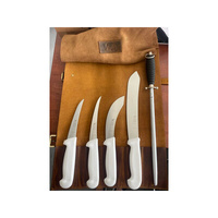 BTSL - Butcher Set with Leather Knife Roll