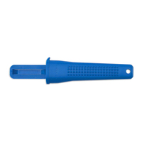 Victory Knives S8 - Utility Scabbard, to fit 202 Handled Knives to 10cm (Blue Plastic)