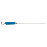 Victory Knives TI44B  - 30cm Flugel Steel, Super Fine Grit (Blue Plastic Handle With Ring)