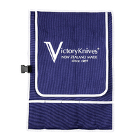 Victory KnivesTI65  - 5 Pocket Blue Knife Wrap (No Knives)